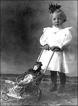 Girl with doll