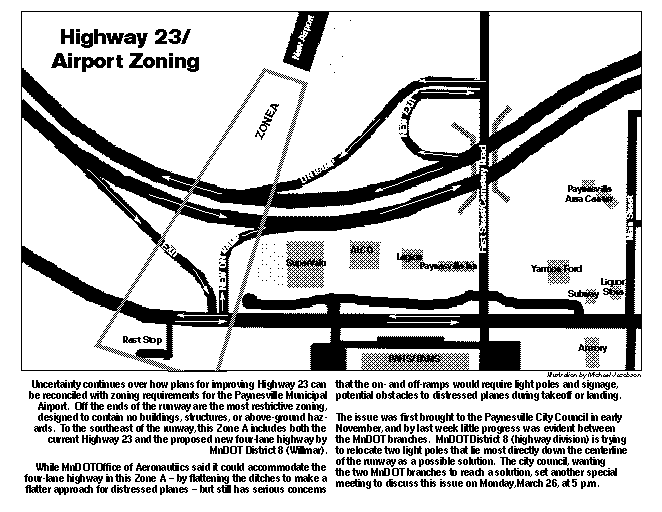 Airport/Highway 23 map