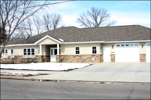 Retirement house in town