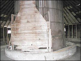 Round barn inside