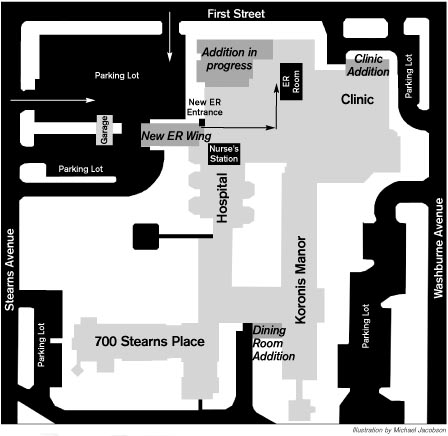 Map of new entrance