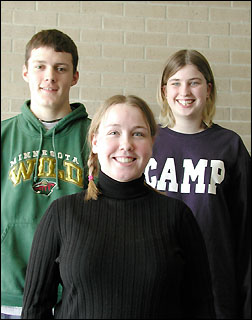 Adam Ingalsbe, Sami Tierney, and Susie Swyter - photo by Michael Jacobson