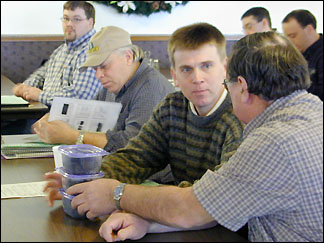farmers at ag meeting - photo by Bonnie Jo Hanson