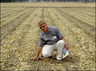 John in field