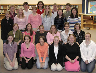  National Honor Society students - photo by Michael Jacobson