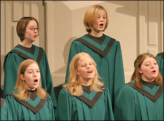 Choir concert singers