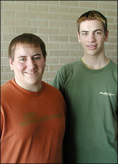 Boys' staters,  Jon Scheierl and Eric Roos