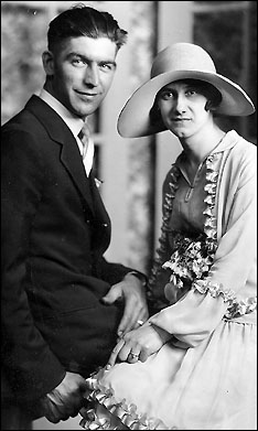 Arnold and Veronica Kost's wedding picture. 