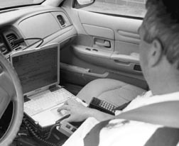 computer in car
