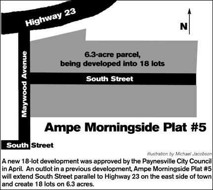 Map of Ampe Plat