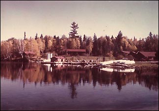 Fishing camp at Sioux Narrows