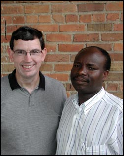 Pastor Rich Hubert and Pastor Gabriel Owino