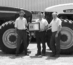 Lake Henry Implement receiving award