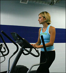 Fitness center  cardio equipment