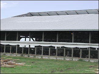 wrecked roof