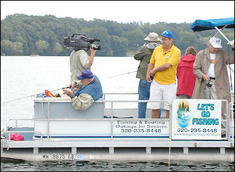 Let's Go Fishing pontoon