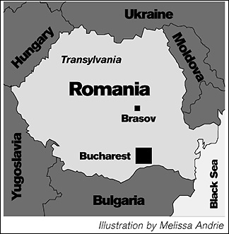 romania map