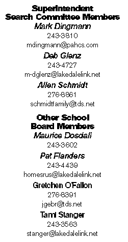 school board phone numbers