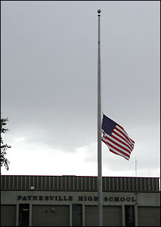 flag outside of school