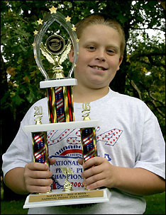 Trent Blonigen wins tractor pull