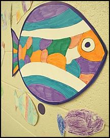 Fish on wall