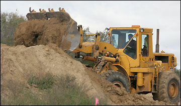 Trail being built