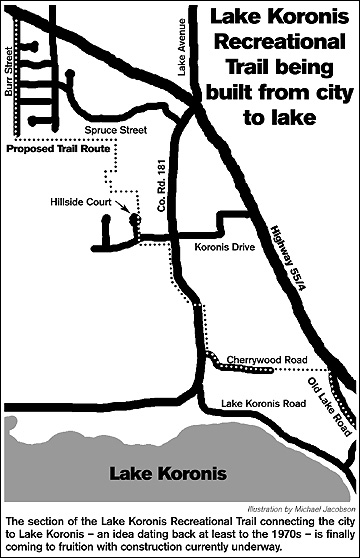 Map of new trail