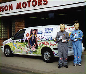 Dummies and mobile check-up van