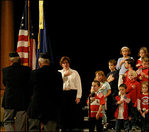 Veterans day flag