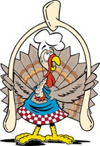 Turkey with wishbone