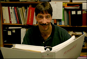 Donnie Mayer reading