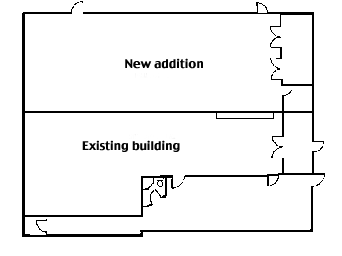 Fire hall floor plan