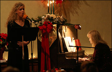 Pianist Mary Beth Carlson and Nikki Allen