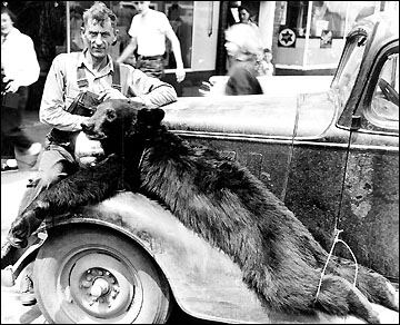 Tom Putzke and bear