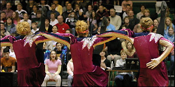 Danceline performing