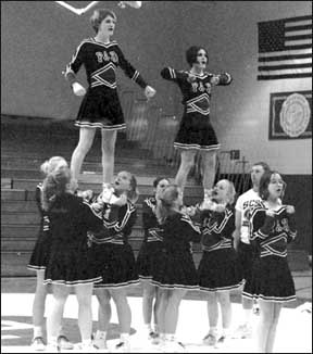 Paynesville's cheerleaders