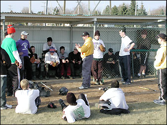 Bulldogs baseball team - photo by Michael Jacobson