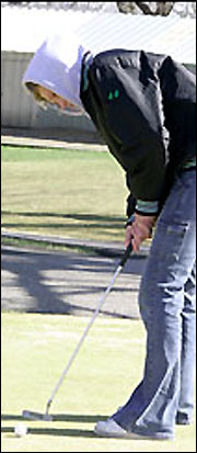 Amanda Glenz Golfing