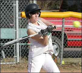 Ashley Karger hitting