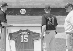 Heinen's number in outfield