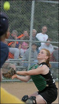 Softball catch