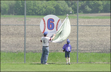 Retiring Lynn Hemmesch's jersey