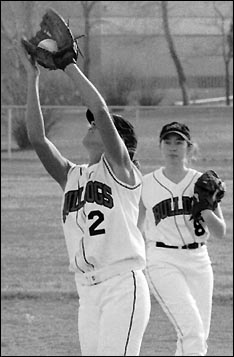 Ann Stalboerger makes catch