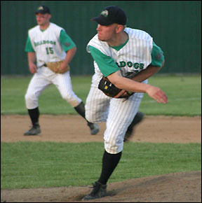 Adam Kampsen pitching