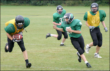 football practice