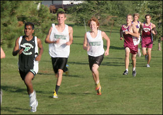 Boy CC runners