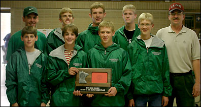 Boys cross country team