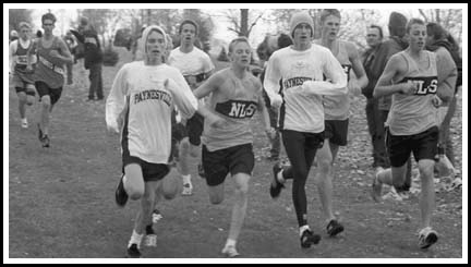 Boys cross country runners