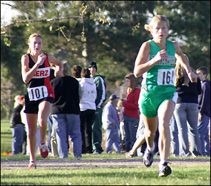 Kacy Nehowig running