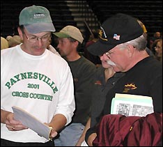 Coach  Carstens with Gopher coach